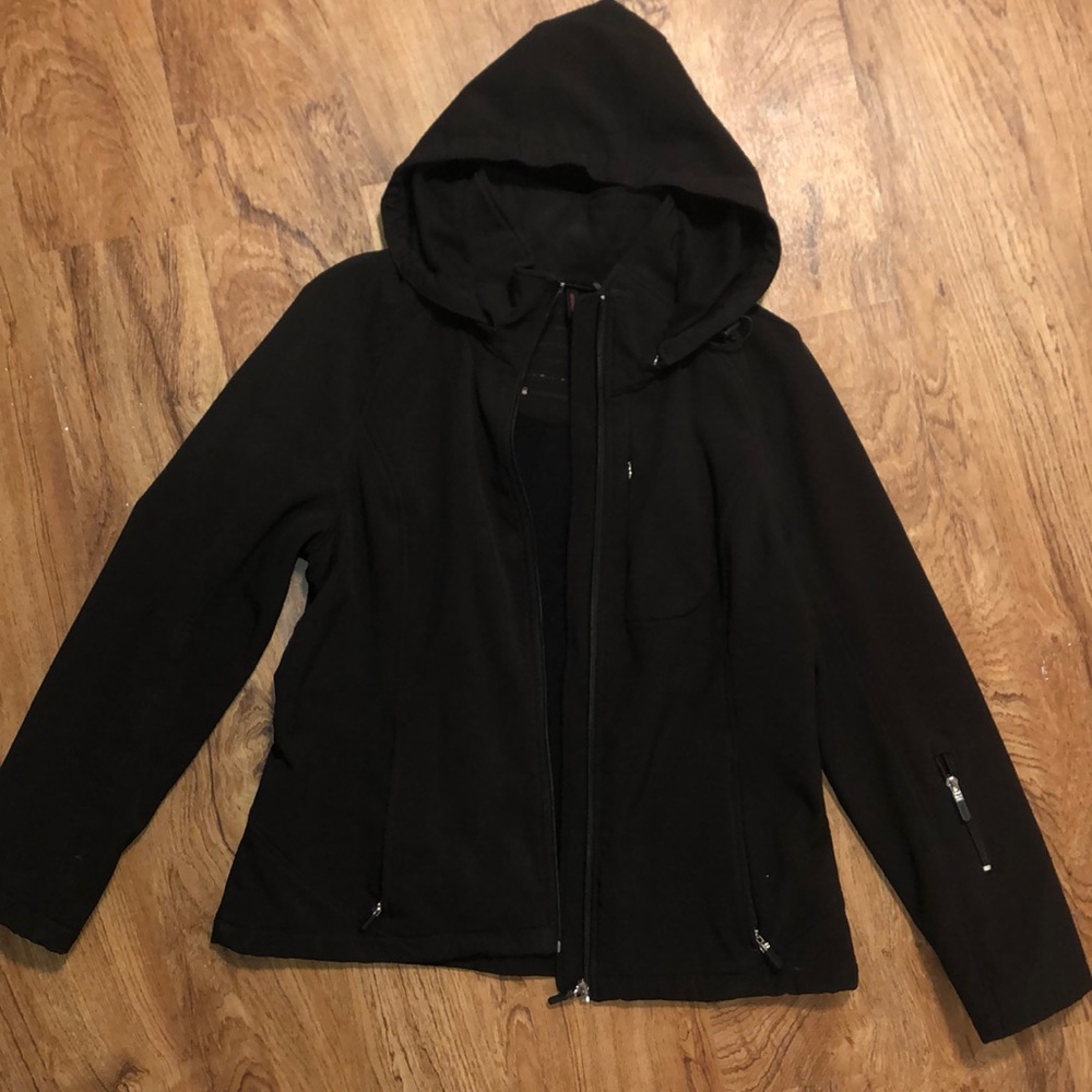 Calvin Klein Black soft shell jacket